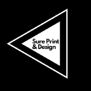 Sure Print & Design logo
