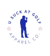 U Suck at Golf logo